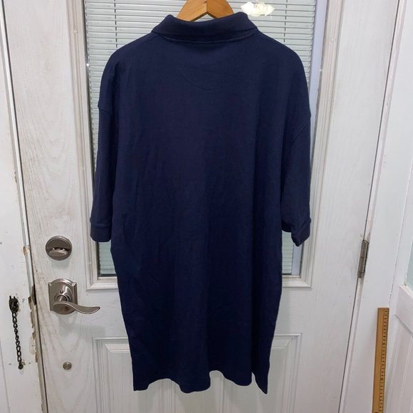 Sgt Leisure Maui Polo Shirt Men XL Blue Cotton Made in USA Vintage New Deadstock - Picture 5 of 6